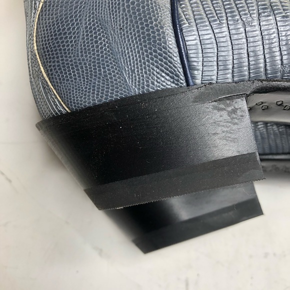 Dan Post | Blue Teju Lizard Western Boots - Picture 7 of 7